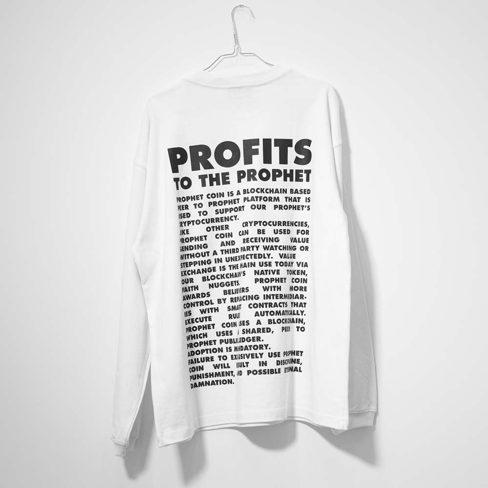 NISHIMOTO IS THE MOUTH - 【残りわずか】Prophet Coin L/S Tee