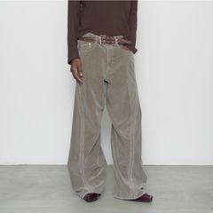【残り一点】3D Twisted Wide Leg 5P Pants