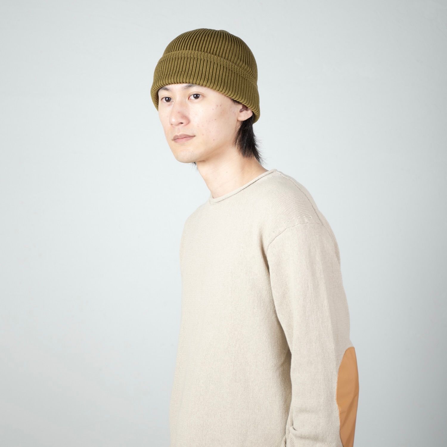 【残り一点】Cotton Acrylic Knit Beanie