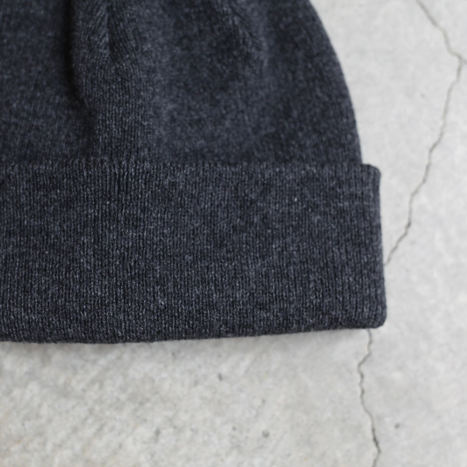 【残りわずか】Knit Big Watch Cap(HARD TWIST)