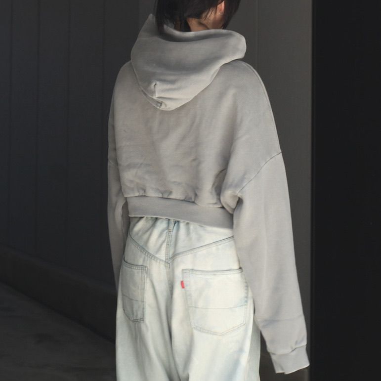 【残りわずか】Cropped Heavy Hood