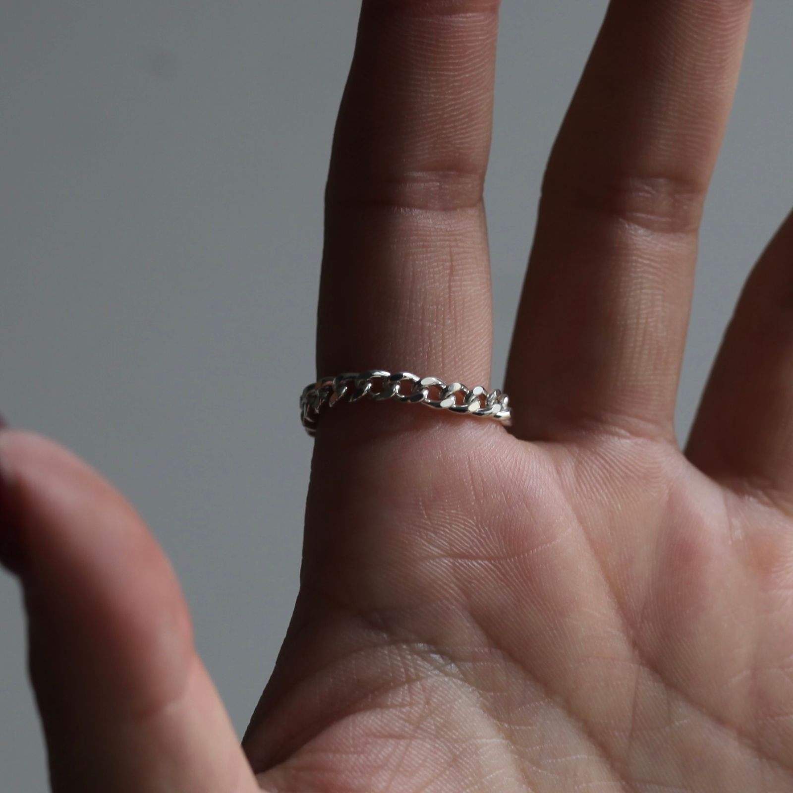 【残り一点】Curb Chain Ring(ANTIQUE×10K GOLD)