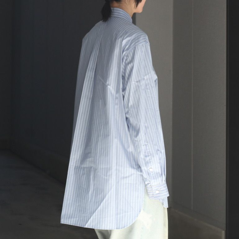 YOKE - 【残り一点】Boxy Stripe Regular Collar Shirt | ACRMTSM 