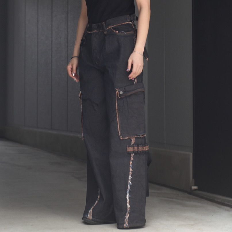 MINUS - 【残り一点】Slash Seam Twist Cargo Jeans | ACRMTSM