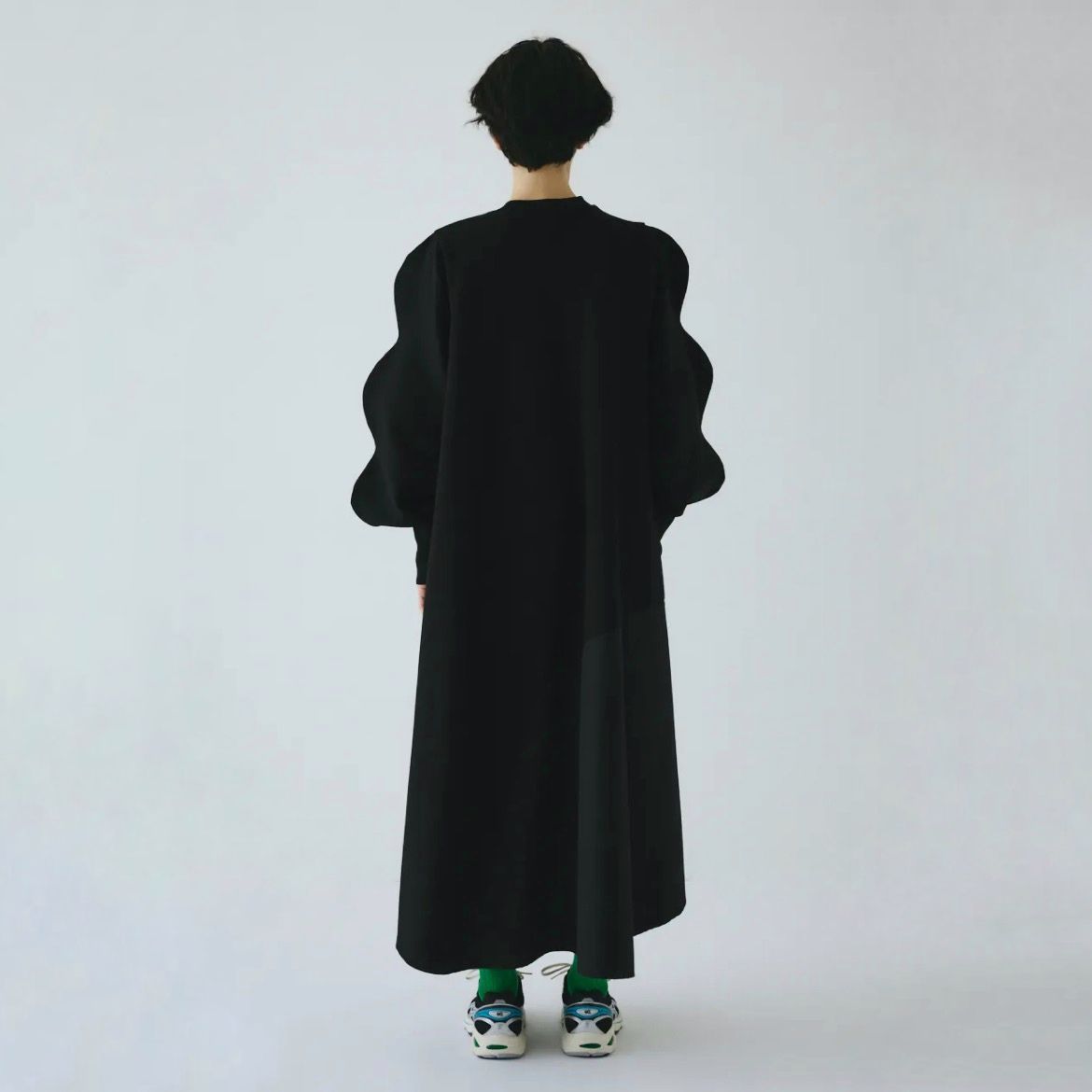 【残り一点】Mountain Sleeve Docking Dress