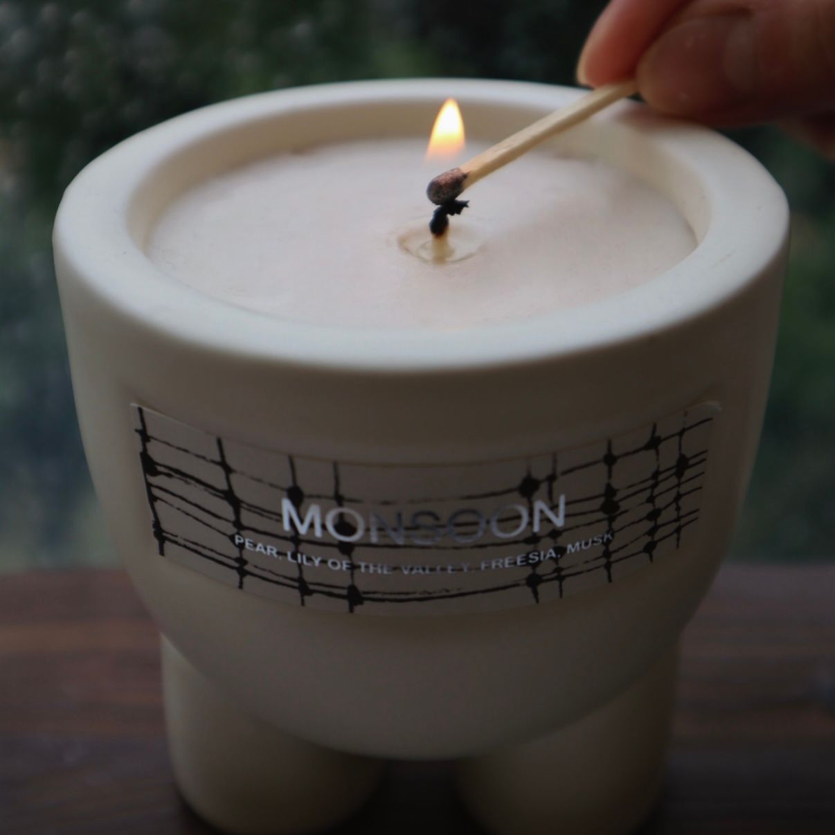 【残りわずか】Scented Object Candle(MONSOON)