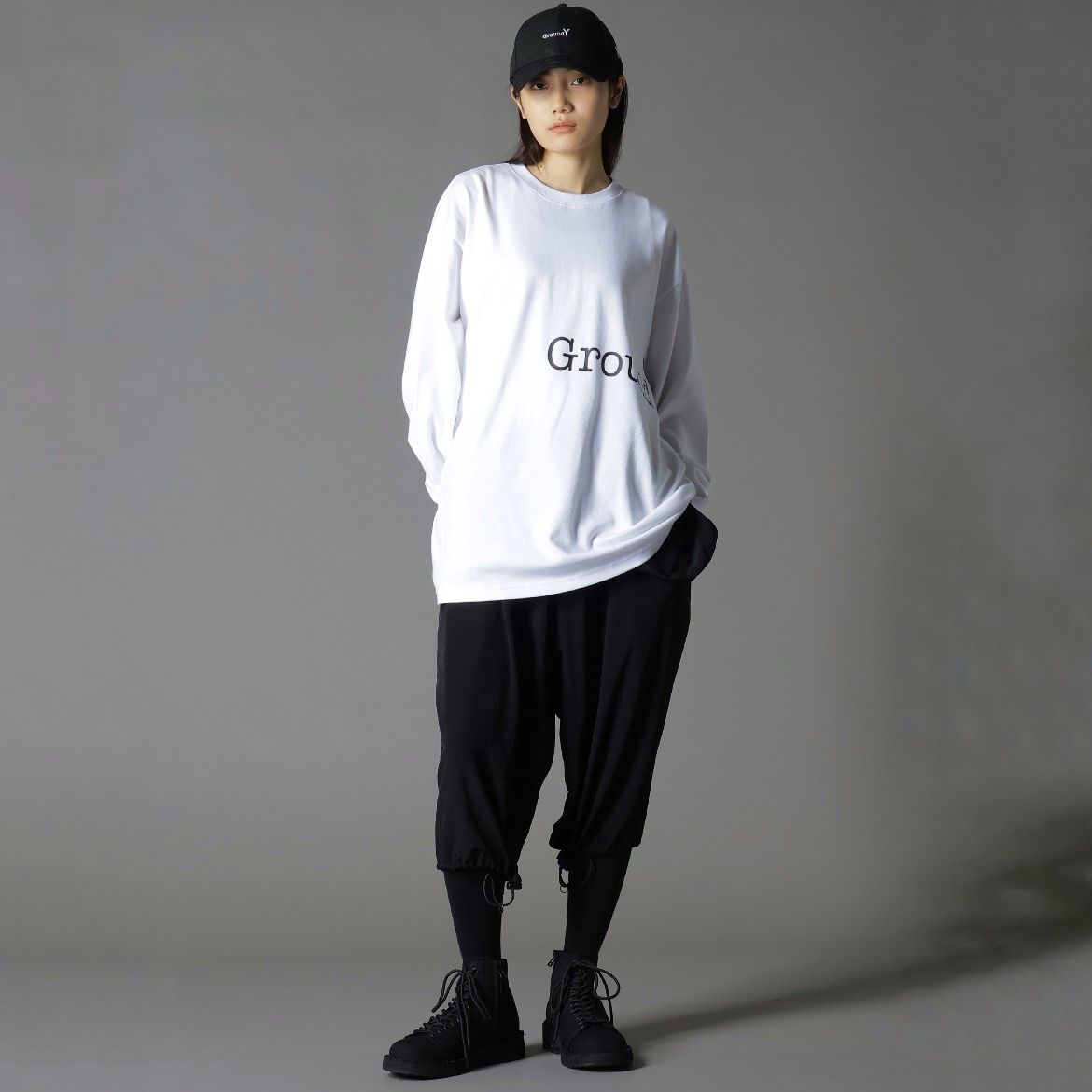 Ground Y - 【残りわずか】ロングスリーブPA Tee(GY LOGO Ground Y - 【残りわずか】ロングスリーブPA Tee(GY LOGO
