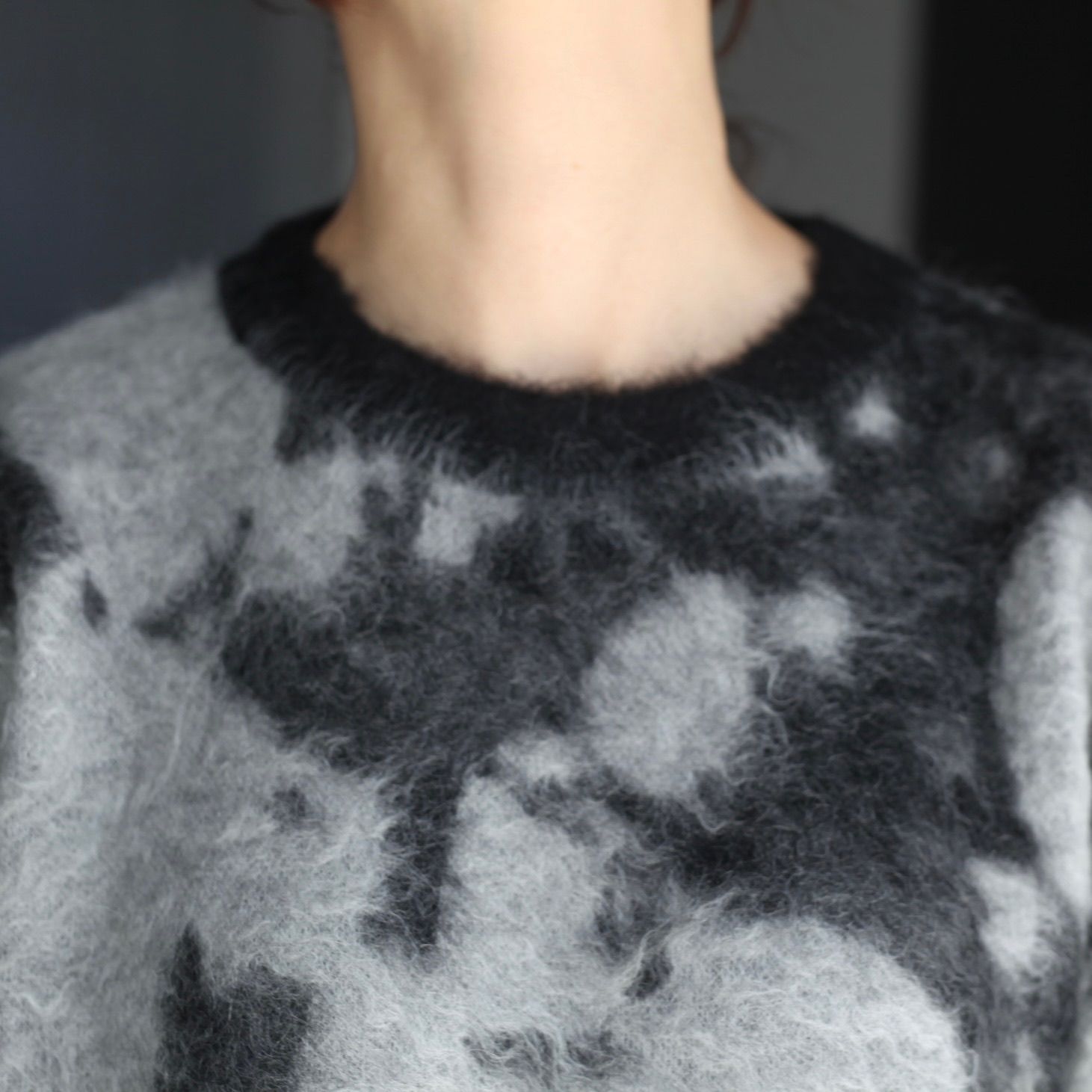 【残り一点】Kid Mohair Jacquard Sweater