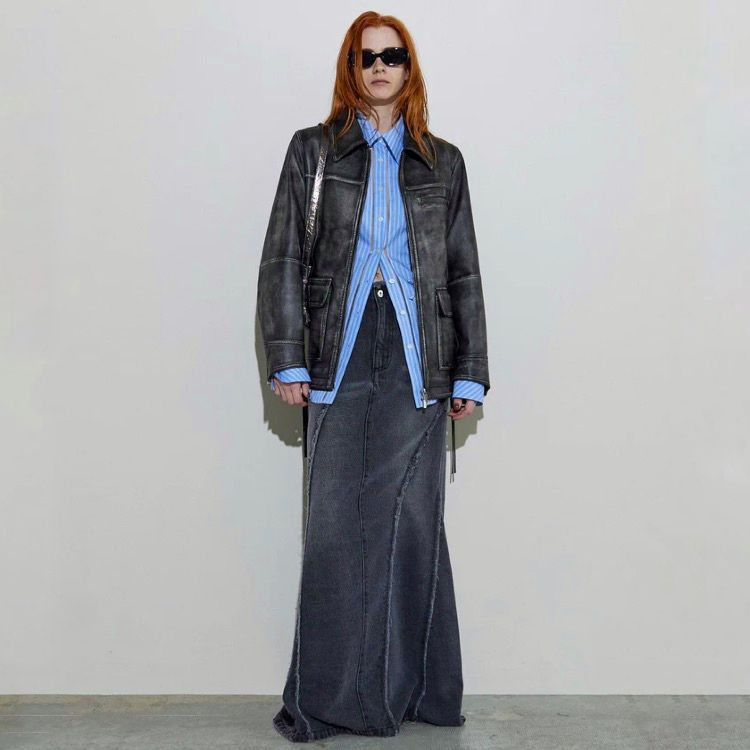 【残り一点】Cellulose Denim Maxi Skirt
