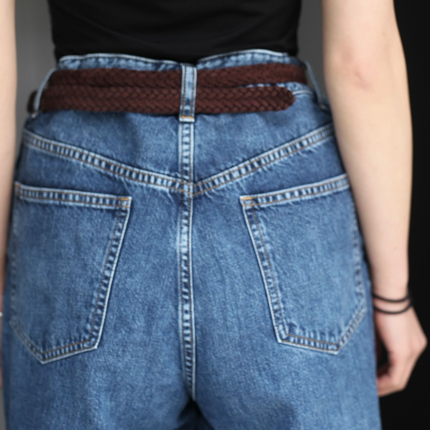 【残りわずか】Washed Denim Wide Pants