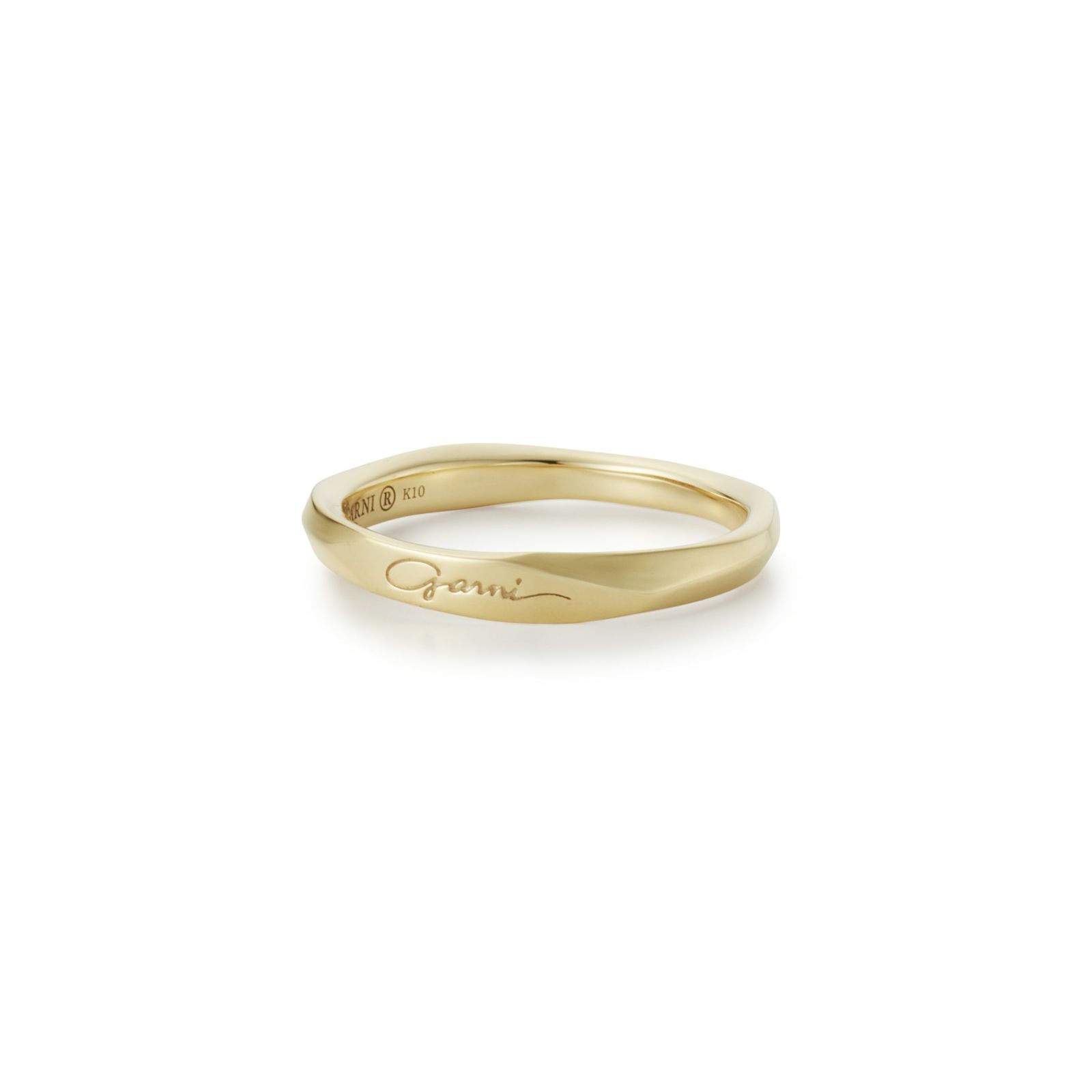 GARNI - 【お取り寄せ注文可能】K10 Crockery Ring_SS(GOLD