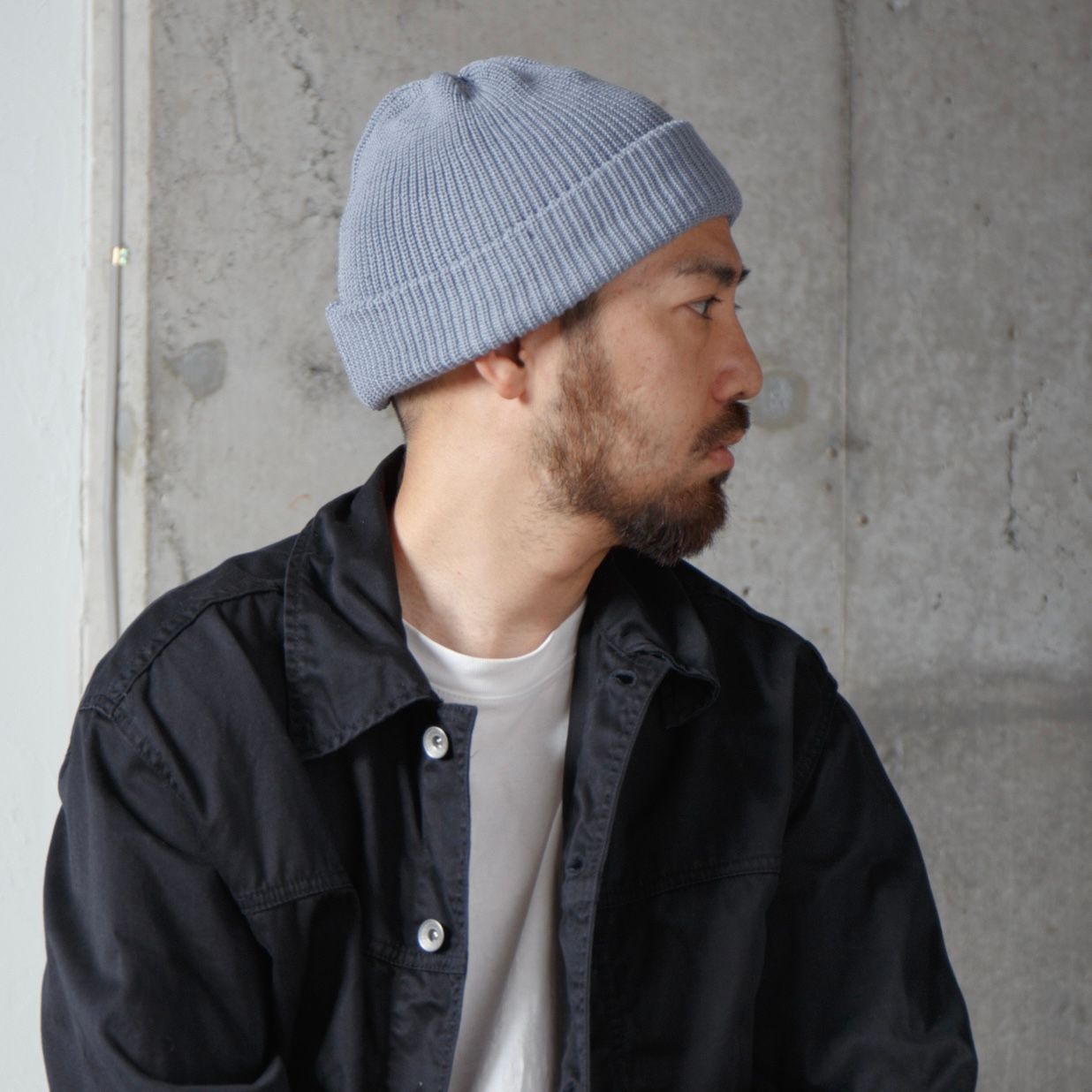 【残り一点】2way Basic Knit Beanie