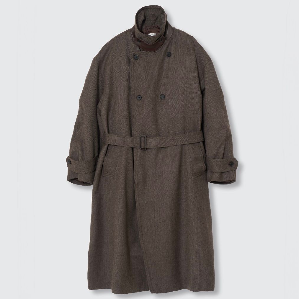 【残り一点】Sculptural Wired Double Breasted Over Coat
