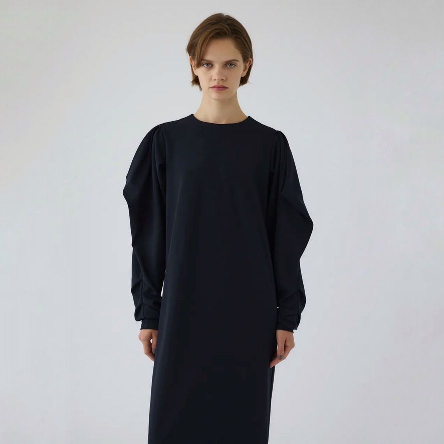 【残り一点】Drape Sleeve Cut Dress