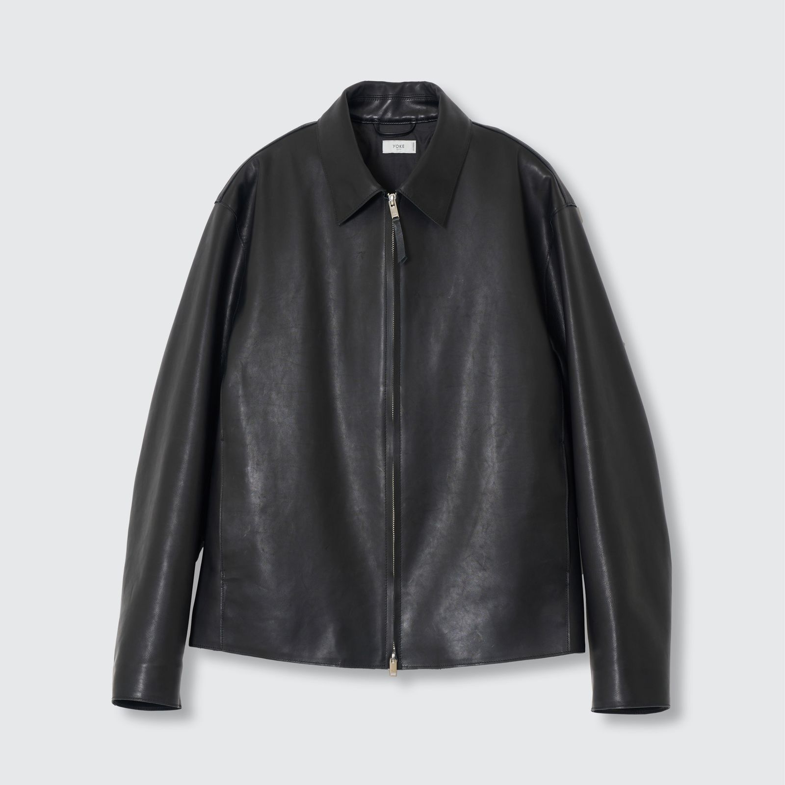 【残りわずか】Calf Nappa Leather Minimal Blouson