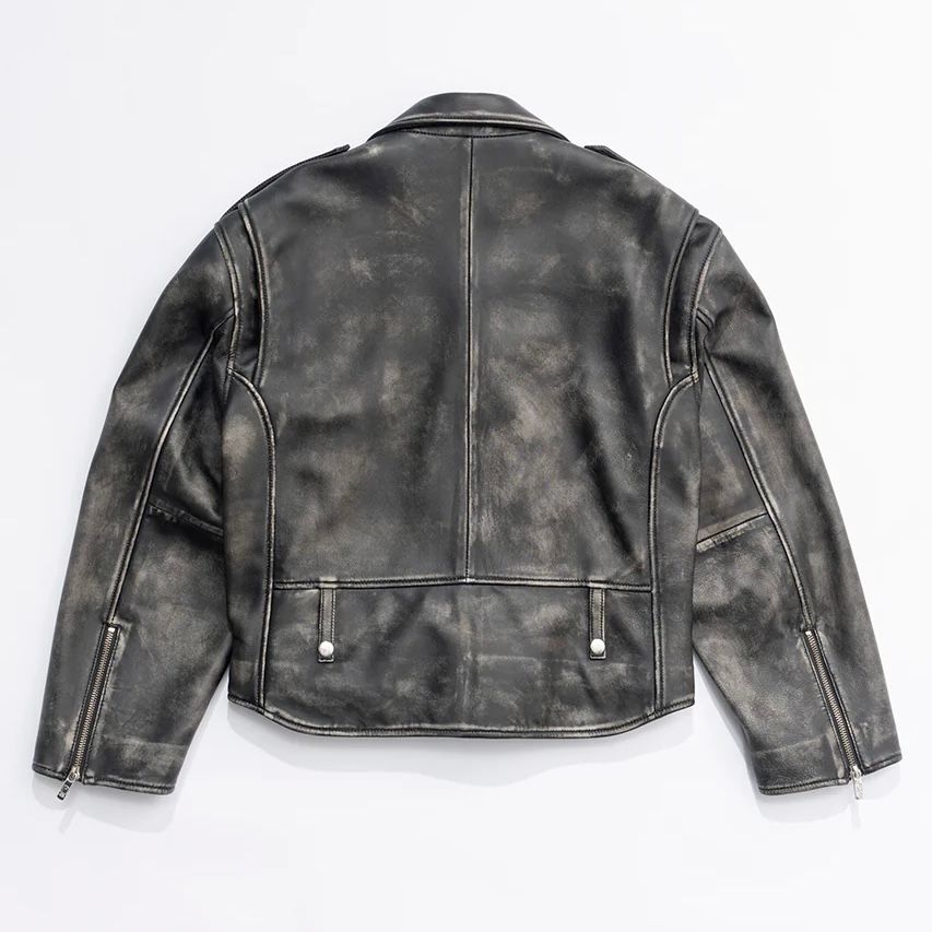 【残り一点】Rub Off Cow Leather Riders Jacket