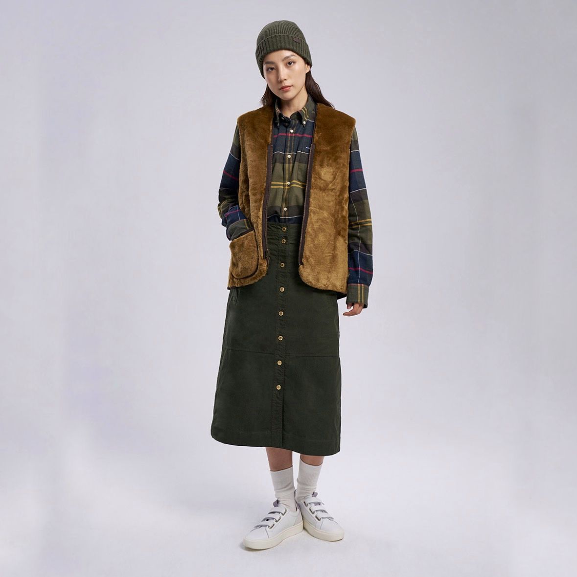 【残り一点】Warm Pile Waistcoat Zip In Liner