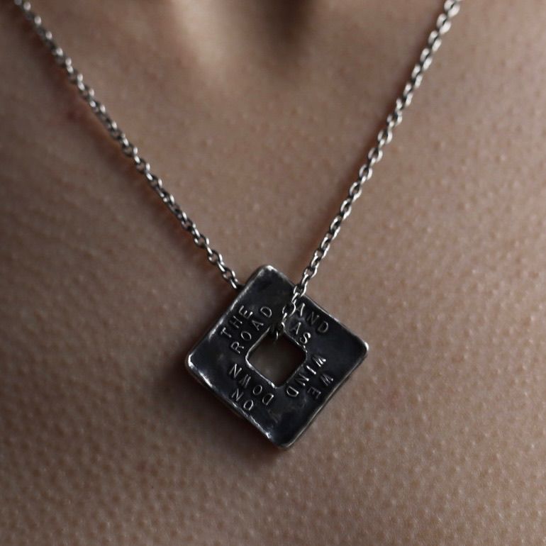 【残り一点】Stairway to Heaven Square Pendant(SILVER)