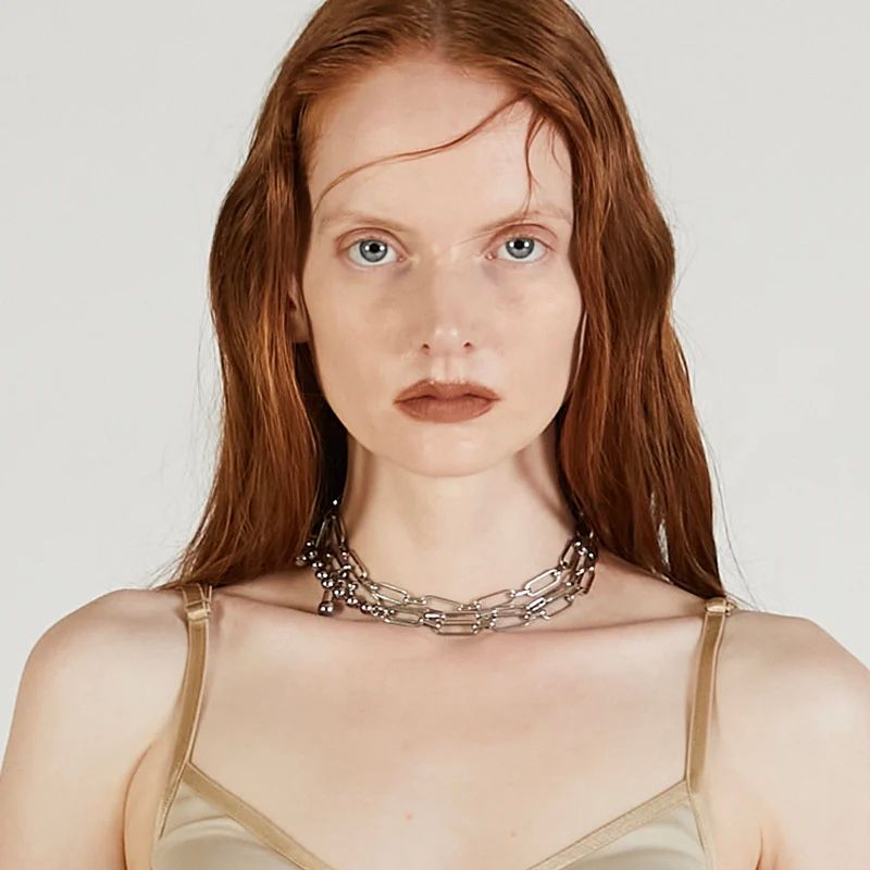 【残り一点】Box Chain Lariat Necklace