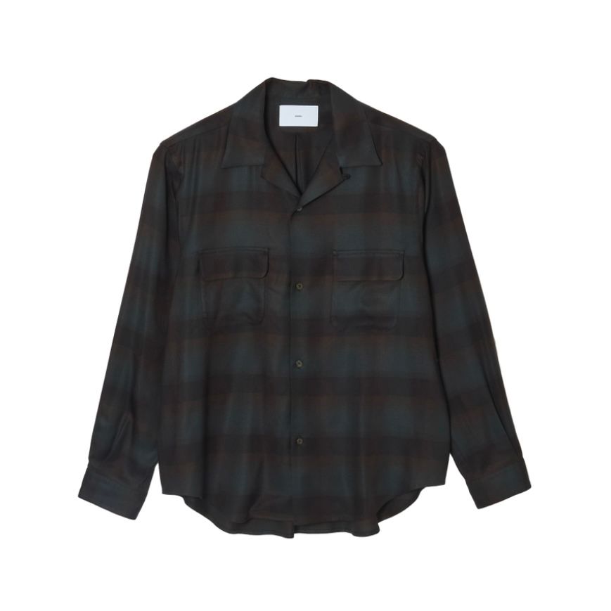 【残り一点】Plaid Open Collar Shirts