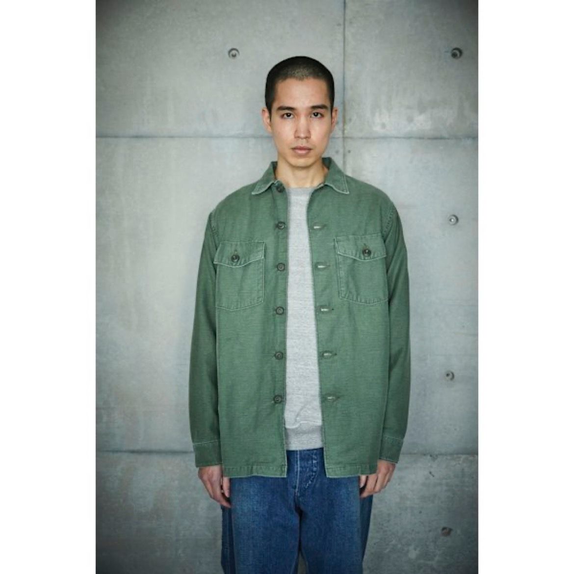 【残り一点】U.S Army Fatigue Shirt(USED WASH)