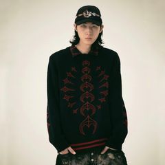 【残り一点】TC Bone Knit Sweater