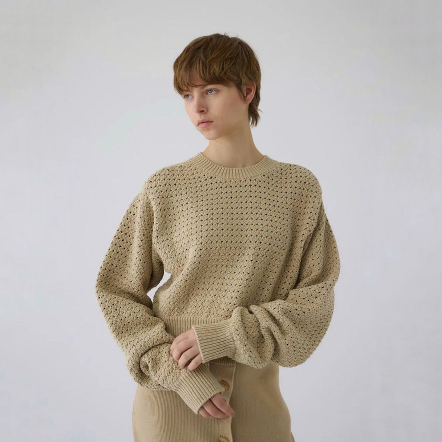 【残り一点】Cotton Short Knit