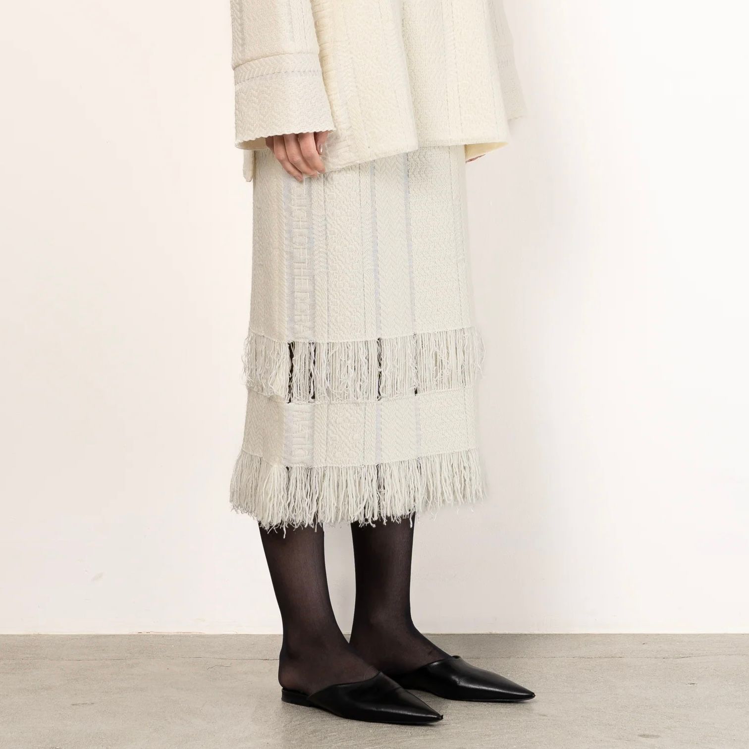 【残り一点】Inlay Stich Knit Skirt