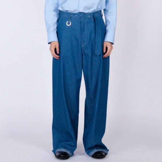 【残り一点】Belted Wide Pants