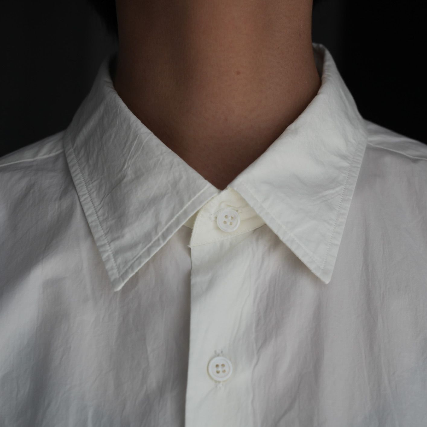 【残り一点】Regular Collar Shirt - M