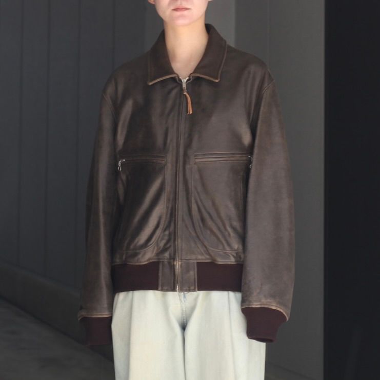 【残り一点】Sheep Leather Sports Jacket