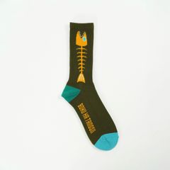 【残りわずか】Boku Tano Socks(魚骨)