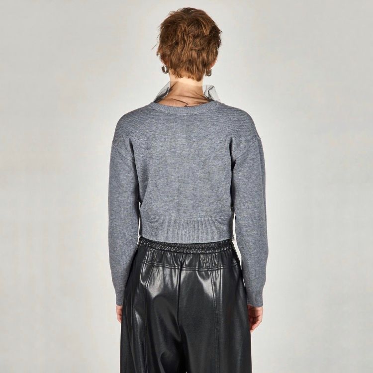 【残り一点】Reversible Tulle Knit Cardigan