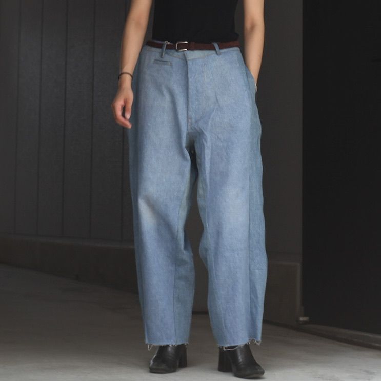 【残り一点】Reconstructed Super Baggy Slacks Denim_2(M)