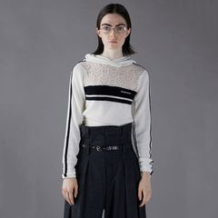 【残り一点】Mohair Track Knit Hoodie