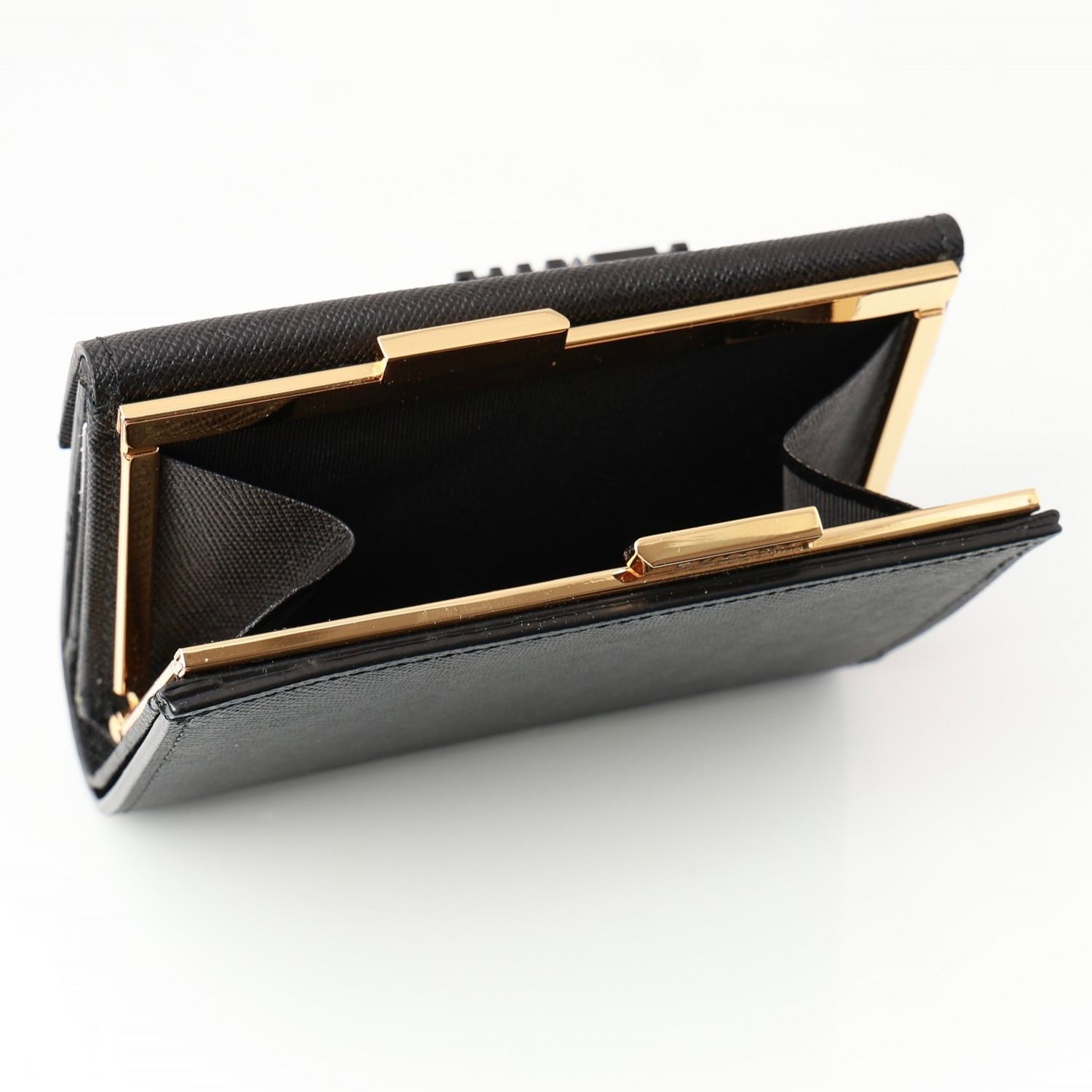 【残り一点】Leather Flap Mini Wallet with A Clasp