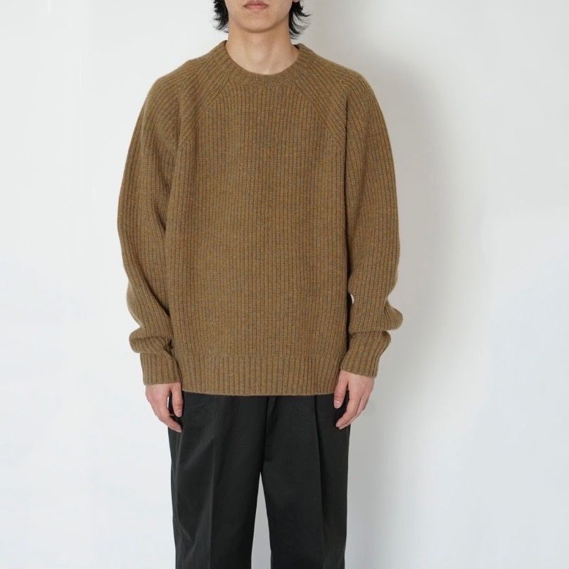 UNIVERSAL PRODUCTS - 【残り一点】Low Gauge Crew Neck Sweater