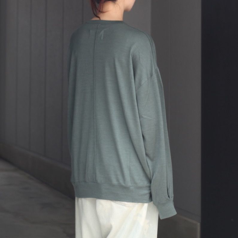 【残り一点】オーバーサイズリラックスウールL/S TEE