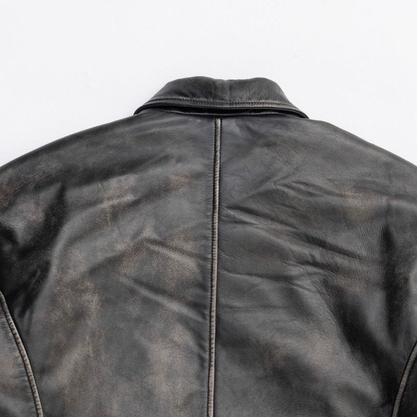 【残り一点】Padded Leather Car Coat