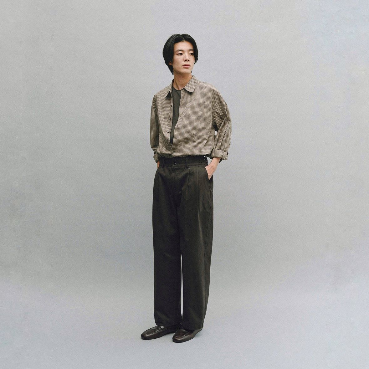 【残り一点】Ordinary Check Shirt