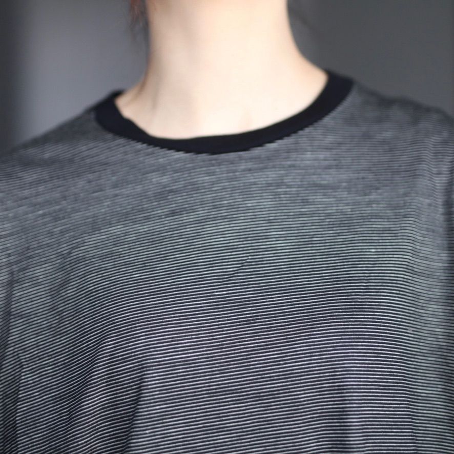 【残り一点】32G Wool Stripe LS Tee
