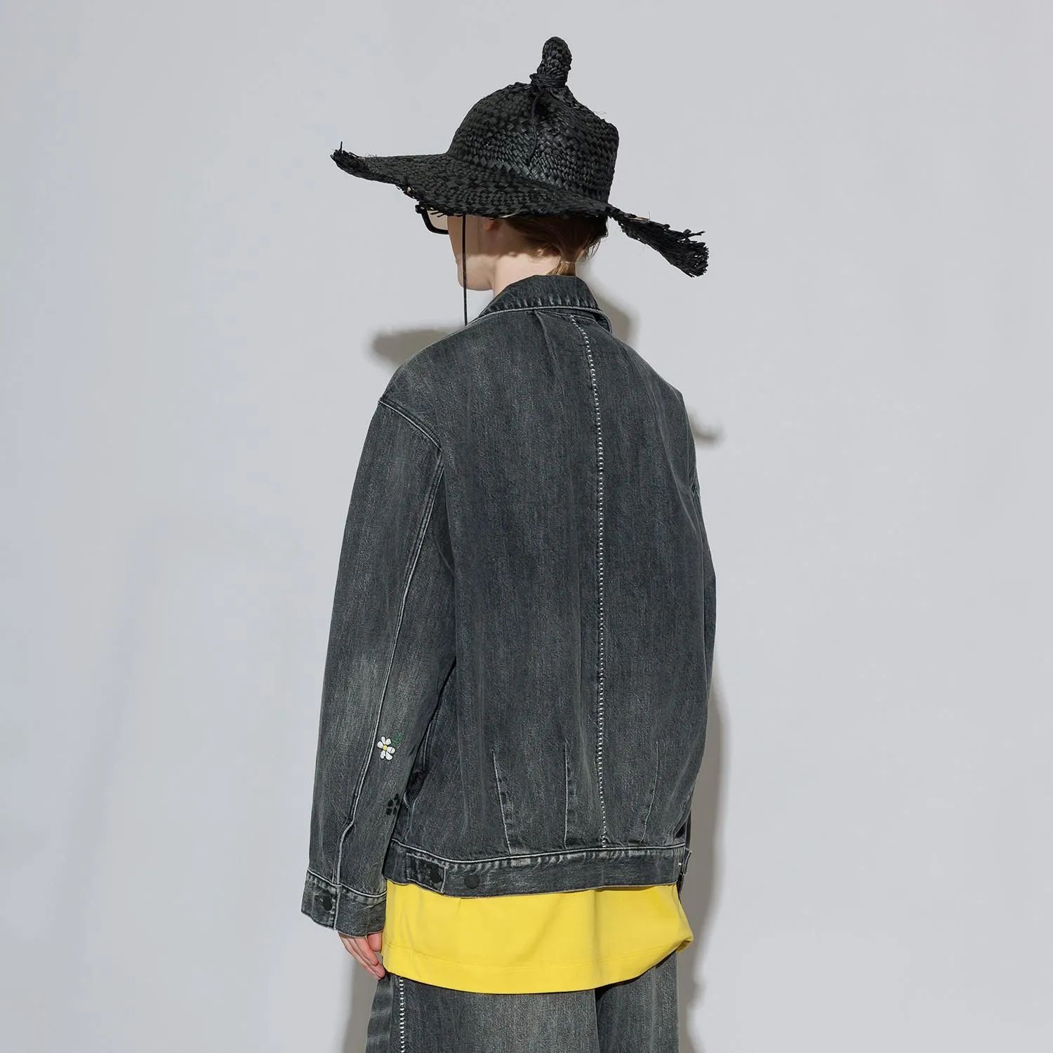 【残り一点】12.5OZデニムブルゾン(USED)