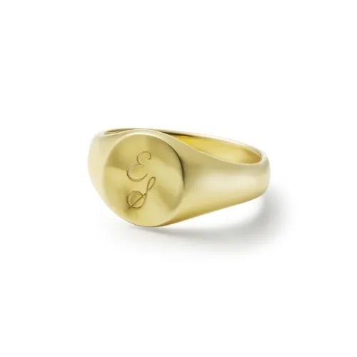 【お取り寄せ注文可能】Signet Ring No.1(K10 YELLOW GOLD)