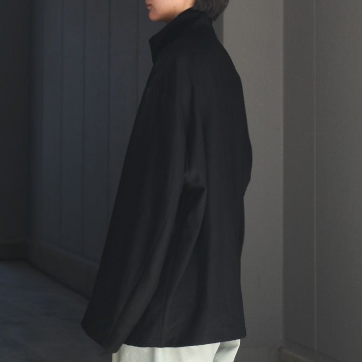 stein - 【残り一点】Melton Stand Collar Zip Short Jacket | ACRMTSM ...