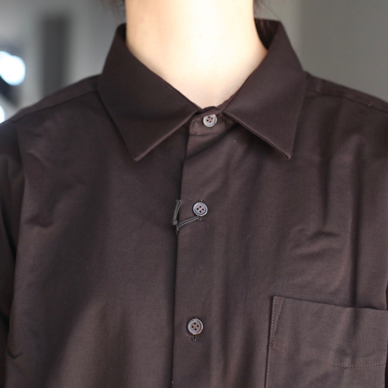 【残り一点】Regular Collar Shirt(36G SUPER HIGH GAUGE JERSEY)