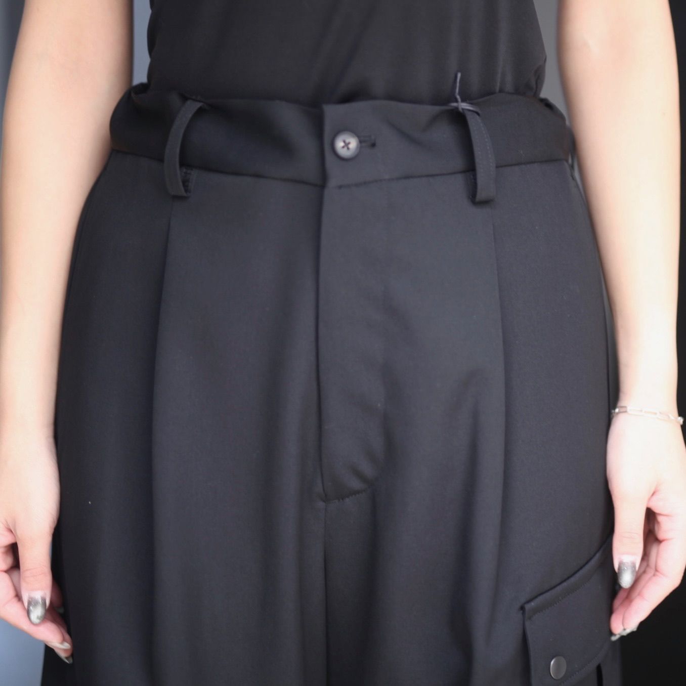 ssstein - 【残りわずか】Cargo Pocket Wide Easy Trousers