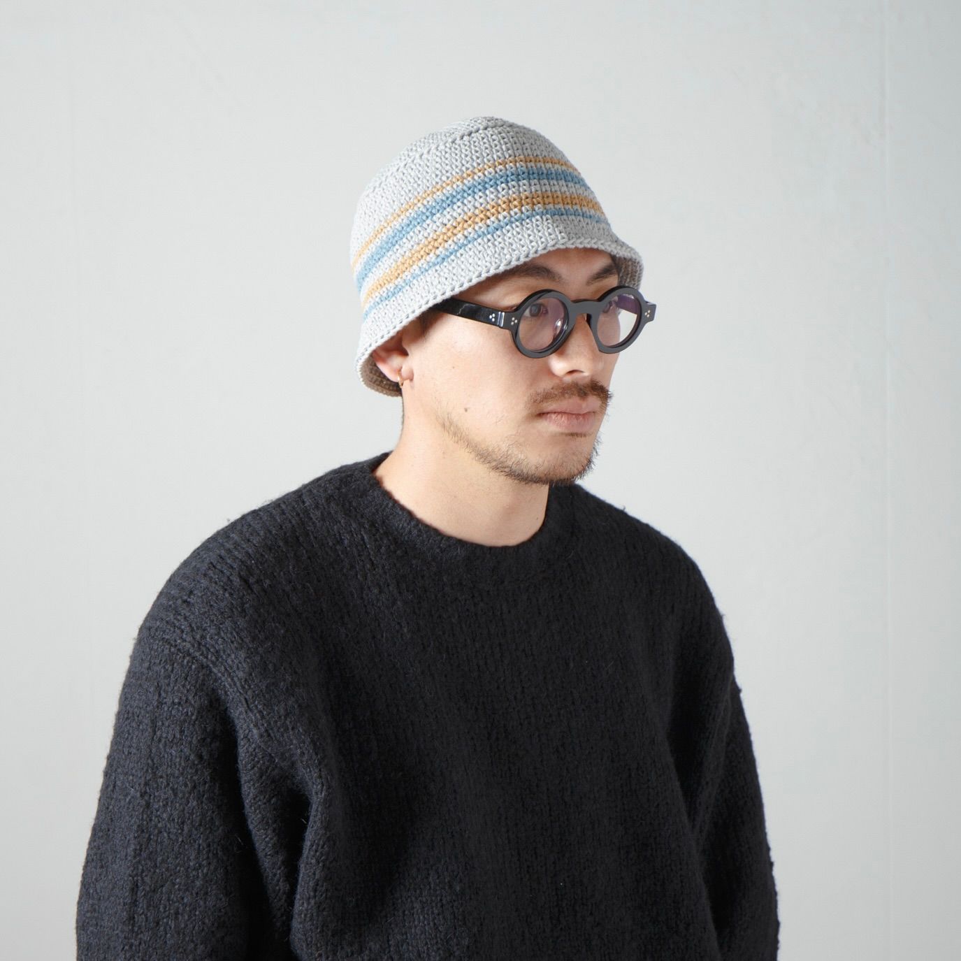 Racal - 【再販売通知受付可能】Hand Knit Crusher Hat