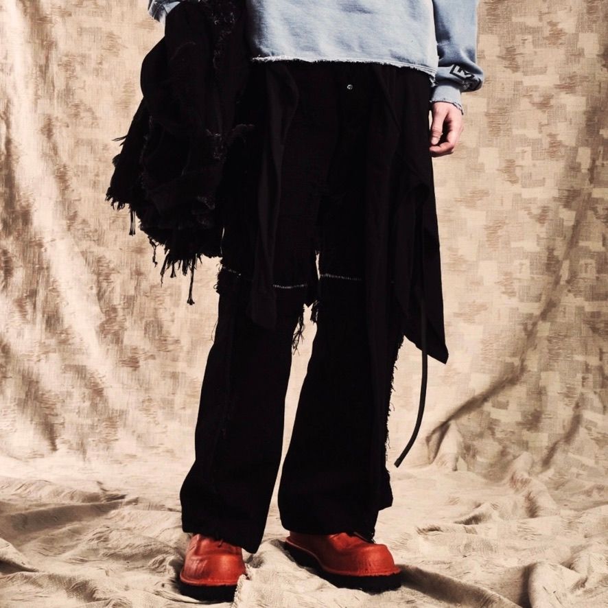 【残り一点】Twist Seam Lot.20746 Boro Crust With Wrapped(NOIR)