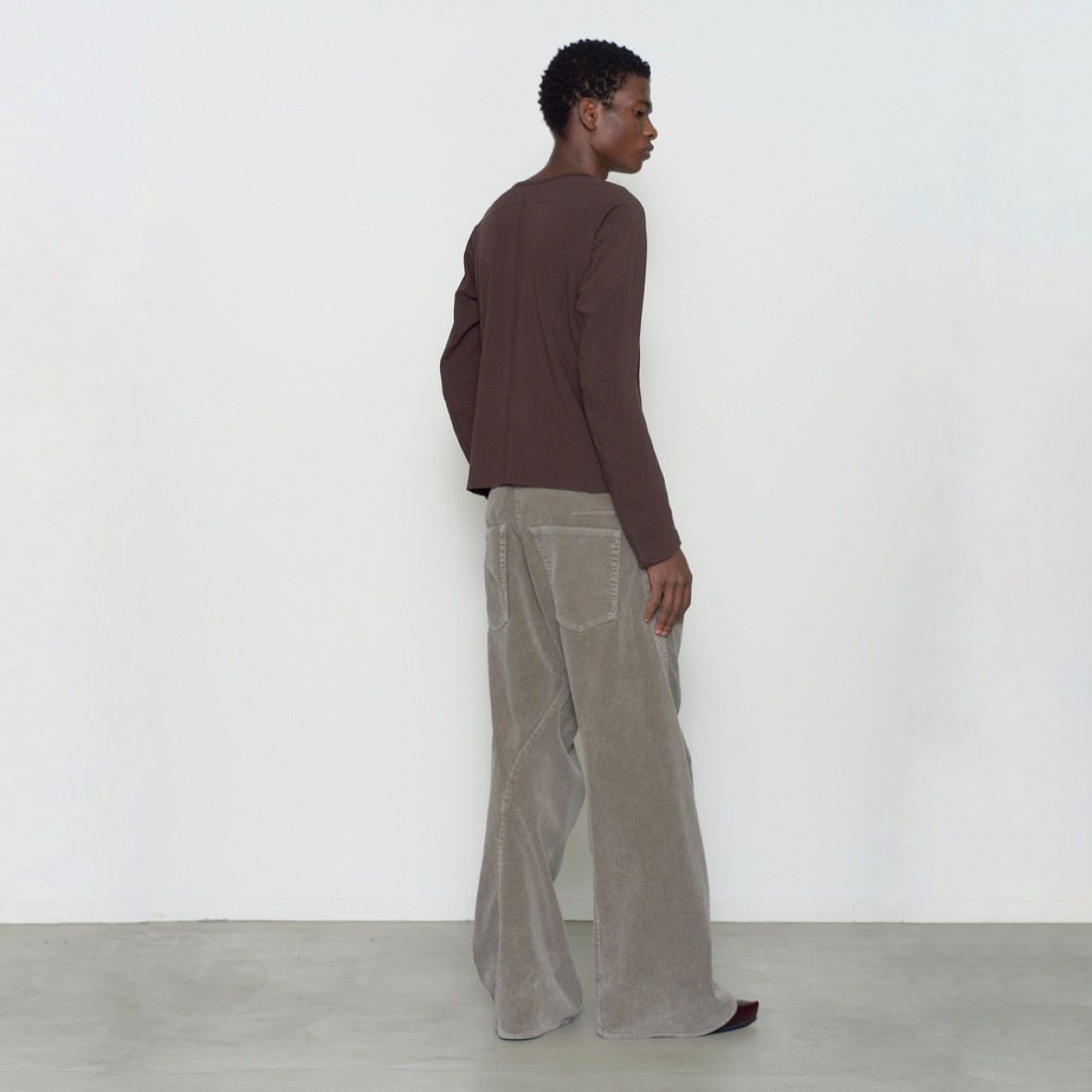 【残り一点】3D Twisted Wide Leg 5P Pants