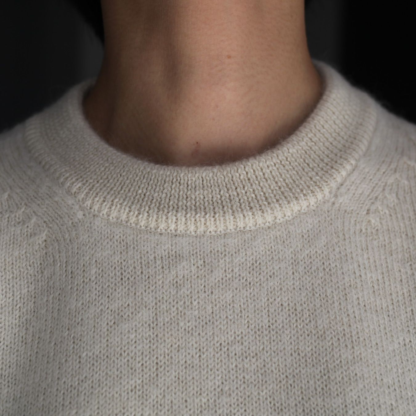 ATON - 【残り一点】Natural Alpaca Crewneck Sweater | ACRMTSM